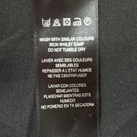 ASOS Floral Mini Dress Black Brown Size 4 - Picture 5 of 7